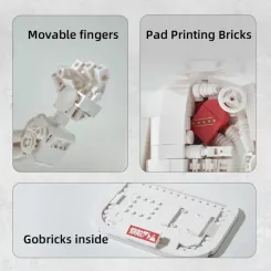 Конструктор Pantasy Astro Boy: Чисто белая версия Фото 8