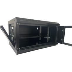 Шкаф настенный GEAR 4U 19'' 530x400x240 мм, black Фото 3