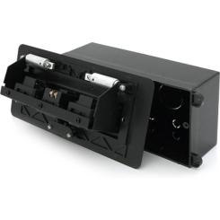 Розетка Voltronic J29L, дві розетки + 2*USB, напольна, висувна Фото 2