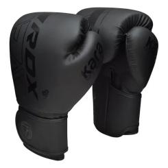 Боксерские перчатки RDX F6 Kara Matte Black 14 унцій Фото 1
