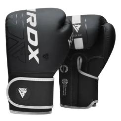 Боксерские перчатки RDX F6 Kara Matte White 10 унцій Фото