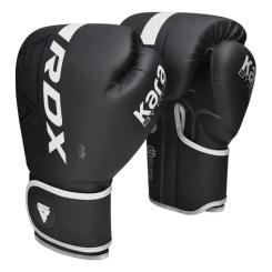 Боксерские перчатки RDX F6 Kara Matte White 10 унцій Фото 1