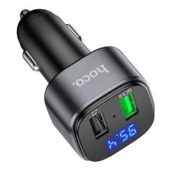 FM модулятор HOCO E67, Black, Box Фото 2