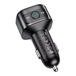FM модулятор HOCO E67, Black, Box Фото 4