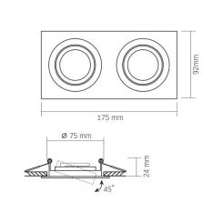Светильник точечный Videx VL-SPF23S-W Фото 2