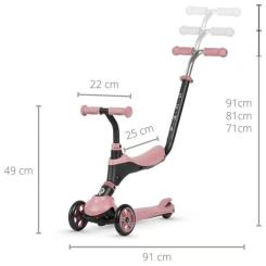 Самокат QPlay 5 в 1 Sema Pink Фото 6