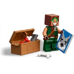 Конструктор LEGO Minecraft Волк из Цитадели Фото 6