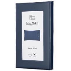 Наволочка Ardesto Mix&Match 50х70 100% хлопок, сатин синий Фото 2