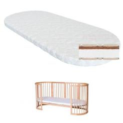 Матрас для детской кроватки Ingvart на диванчик Smart Bed Round кокос+поролон, 72х168 Фото