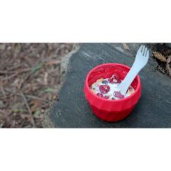 Ложка-вилка туристическая Humangear GoBites Uno red Фото 1