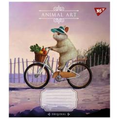 Тетрадь Yes Animal art 24 аркушів клітинка Фото 1