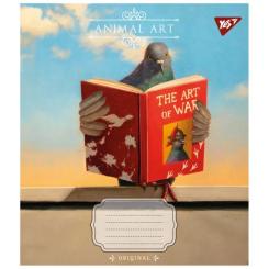 Тетрадь Yes Animal art 24 аркушів клітинка Фото 2