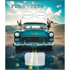 Тетрадь Yes Funny pets 24 аркушів лінія Фото 1