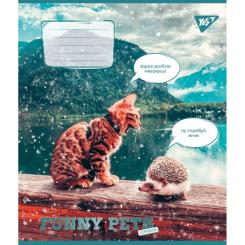 Тетрадь Yes Funny pets 24 аркушів лінія Фото 5