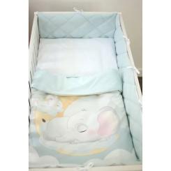 Детский постельный набор Верес "Слоник стеганый" (6 ед ) Фото