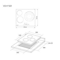 Варочная поверхность Pyramida VCH P 631 Фото 8
