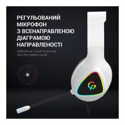 Наушники GamePro HS615 RGB White Фото 9