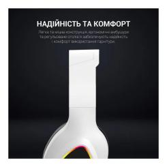 Наушники GamePro HS615 RGB White Фото 10