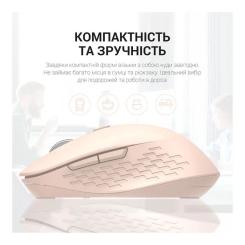 Мышка OfficePro M230P Silent Click Wireless/Bluetooth Pink Фото 9