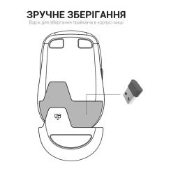 Мышка OfficePro M230P Silent Click Wireless/Bluetooth Pink Фото 11