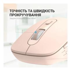 Мышка OfficePro M230P Silent Click Wireless/Bluetooth Pink Фото 8