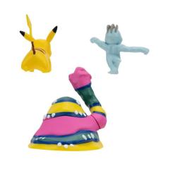 Фигурка Pokemon W19 - Мачоп, Пикачу, Алола Мак Фото 3