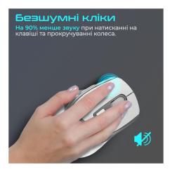Мышка Promate Samit Wireless White Фото 2