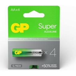 Батарейка Gp AA LR6 Super Alcaline * 4 Фото 1