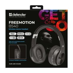 Наушники Defender FreeMotion B540 Bluetooth Black Фото 5