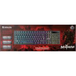 Клавиатура Defender Mayhem Mayhem GK-360DL USB UA Black Фото 6