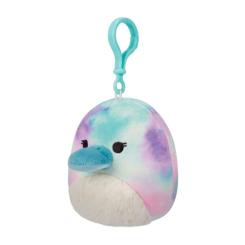Мягкая игрушка Squishmallows на клипсе – Утконос Бриндал 9 см Фото 1