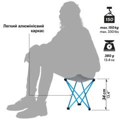 Стул складной Uquip Trinity L Grey Фото 2