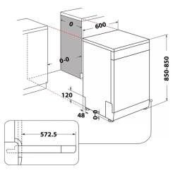 Посудомоечная машина Whirlpool W2FHD624X Фото 3