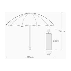 Зонт Xiaomi RunMi Super Portable Automatic Umbrella Black Фото 8