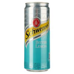 Напиток Schweppes Bitter Lemon Безалкогольний сильногазований 330 мл Фото