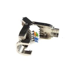 Коннектор Eserver RJ45 cat.6A FTP 8P8C, безінструментальний Фото 3
