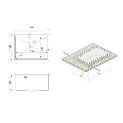 Мойка кухонная Nett NG-5742 Фото 4