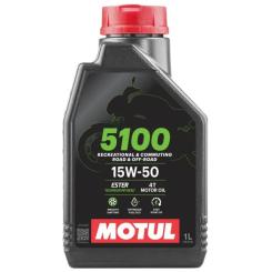 Моторное масло MOTUL 5100 4T SAE 15W-50, 1л Фото