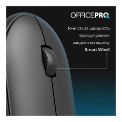 Мышка OfficePro M185B Silent Click Wireless Black Фото 10