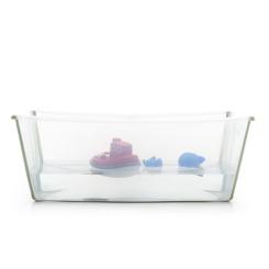 Ванночка Stokke Flexi Bath XL Складная Прозрачная Зеленая Фото 3
