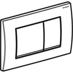 Панель смыва Geberit Delta30 хром Фото 1