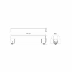 Светильник Videx TR05 15W 4100K 220V чорний Фото 4