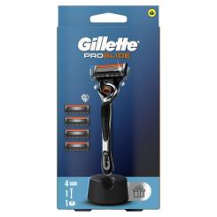 Бритва Gillette Fusion ProGlide с 4 сменными картриджами + Подстав Фото 1