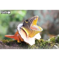 Пазл Eugy 3D Зоопарк Плащеносная ящерица Фото 6