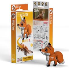 Пазл Eugy 3D Зоопарк Красная лиса Фото 3