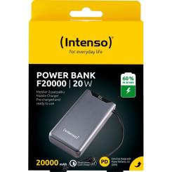 Батарея универсальная Intenso F20000 20000mAh PD/18W, QC3.0, grey Фото 3
