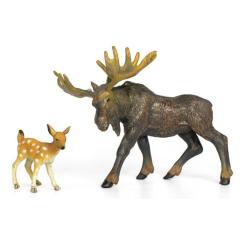 Фигурка Kids Team Сафари Лось и лосёнок Фото