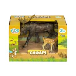 Фигурка Kids Team Сафари Лось и лосёнок Фото 1