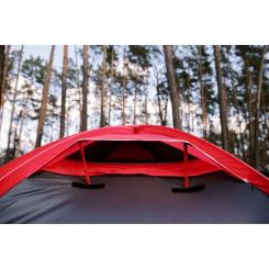 Палатка Tramp Rock 3 V2 Grey/Red Фото 10