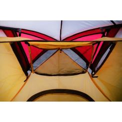 Палатка Tramp Rock 3 V2 Grey/Red Фото 6